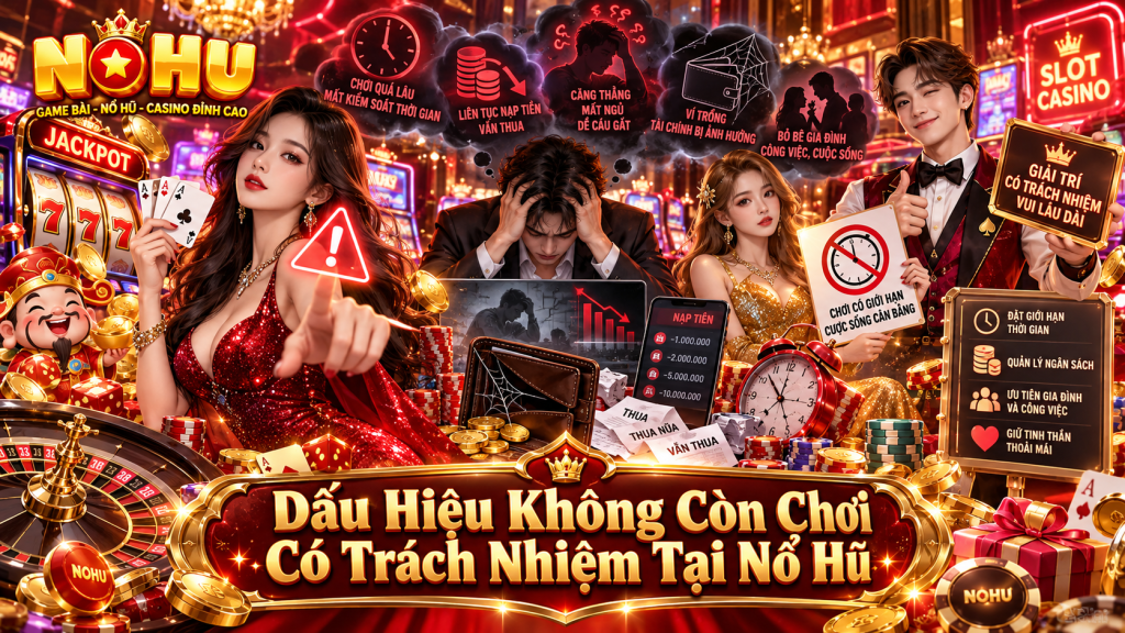 Dấu Hiệu Không Còn Chơi Có Trách Nhiệm Tại Nổ Hũ