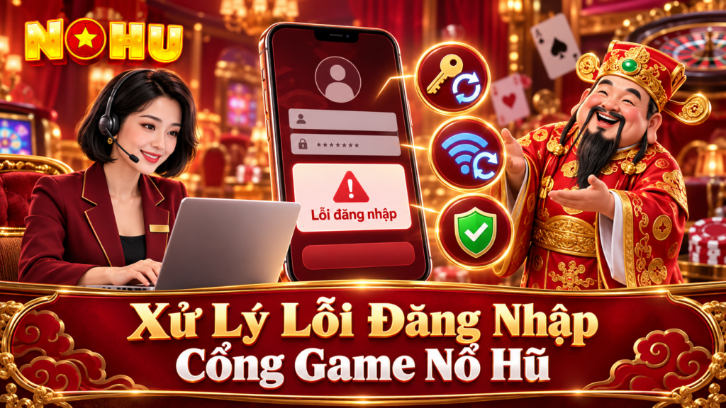 Xử lý lỗi đăng nhập cổng game Nổ Hũ